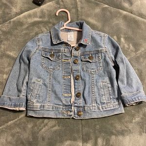 Carter’s 3T Denim jacket with heart on the lapel